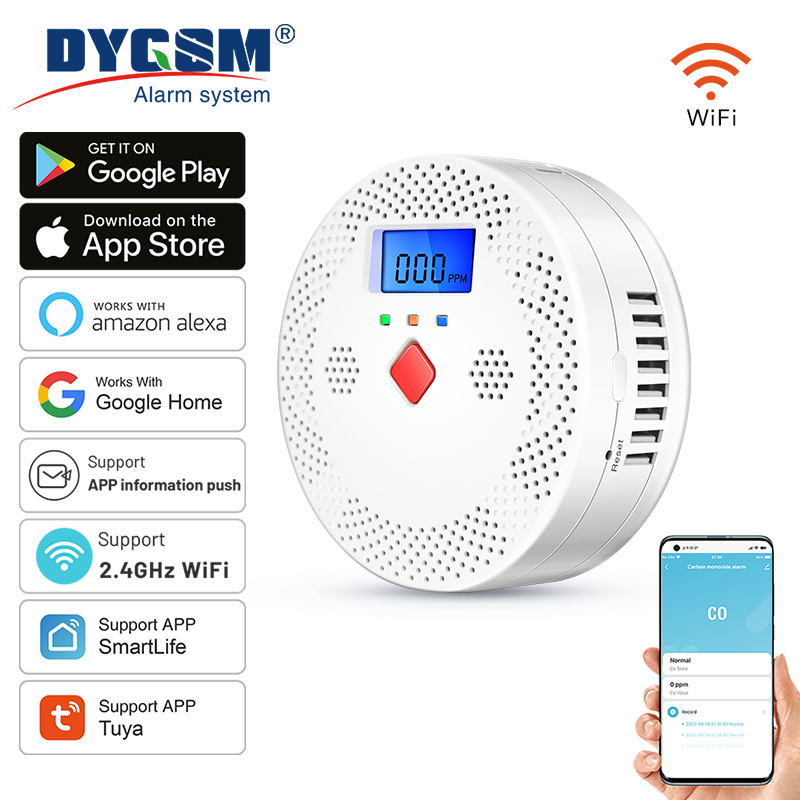 Tuya Wifi Slimme Koolmonoxide  - Co Detector Plug recensie en prijs