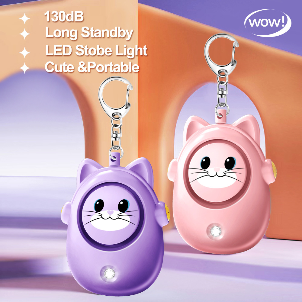 H8 2024 Nieuw schattig kattenp - Personal Alarm Keychain recensie en prijs