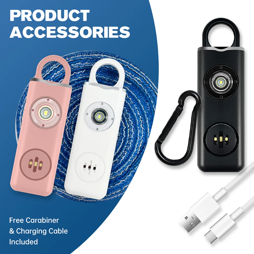 130dB Oplaadbare Persoonlijke  - Personal Alarm Keychain recensie en prijs