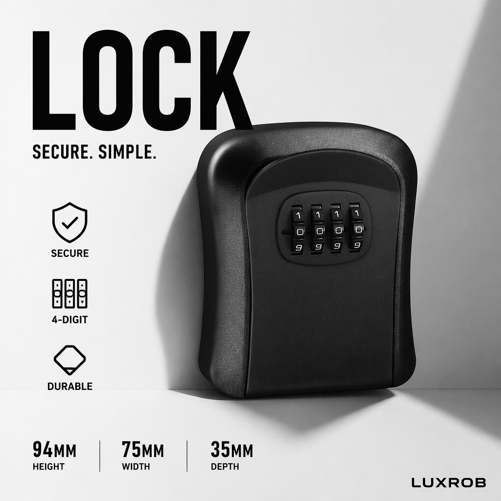 Wandmontage waterdichte sleute - Lockbox Key Secure recensie en prijs