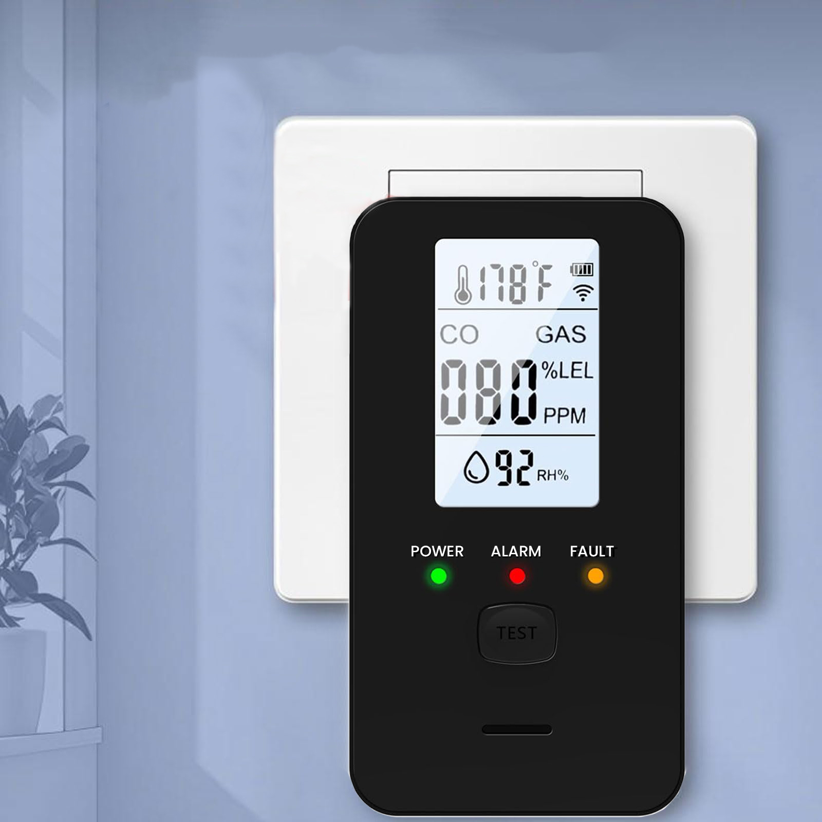 4-in-1 gas- en koolmonoxidedet - Co Detector Plug recensie en prijs