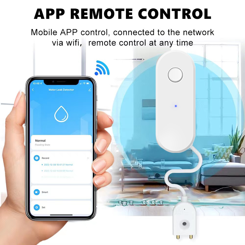 Tuya WiFi Smart Waterleksensor - Water Alarm Sensor recensie en prijs
