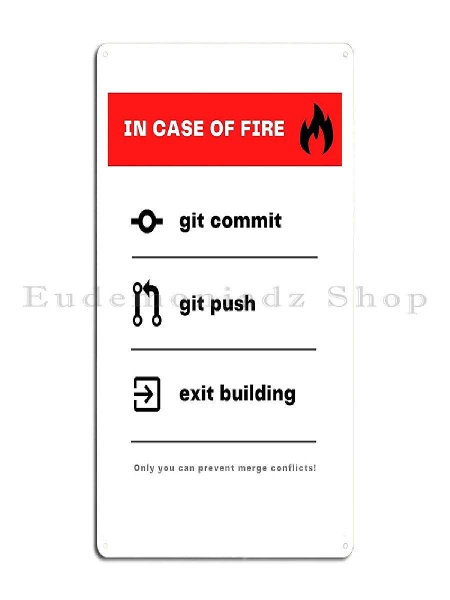 In geval van vuur Git Commit G - Emergency Exit Sign recensie en prijs